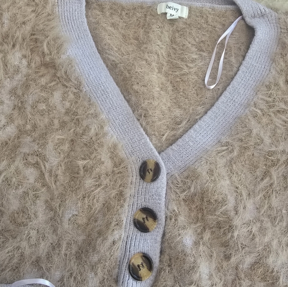 Beivy Leopard Print Cardigan and Skirt Set SZ MED - Picture 4 of 5